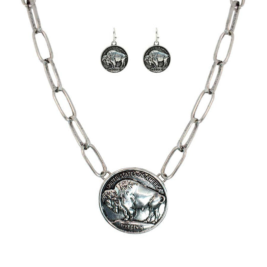 Buffalo Nickel Necklace