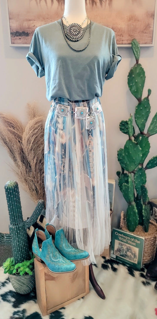Mystic Prairie Mesh Skirt