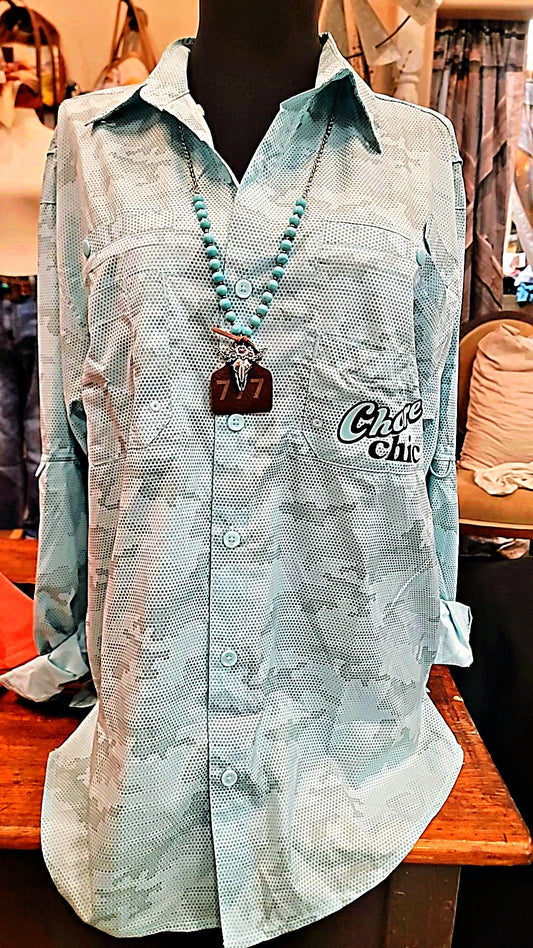 Chore Chic Button Up