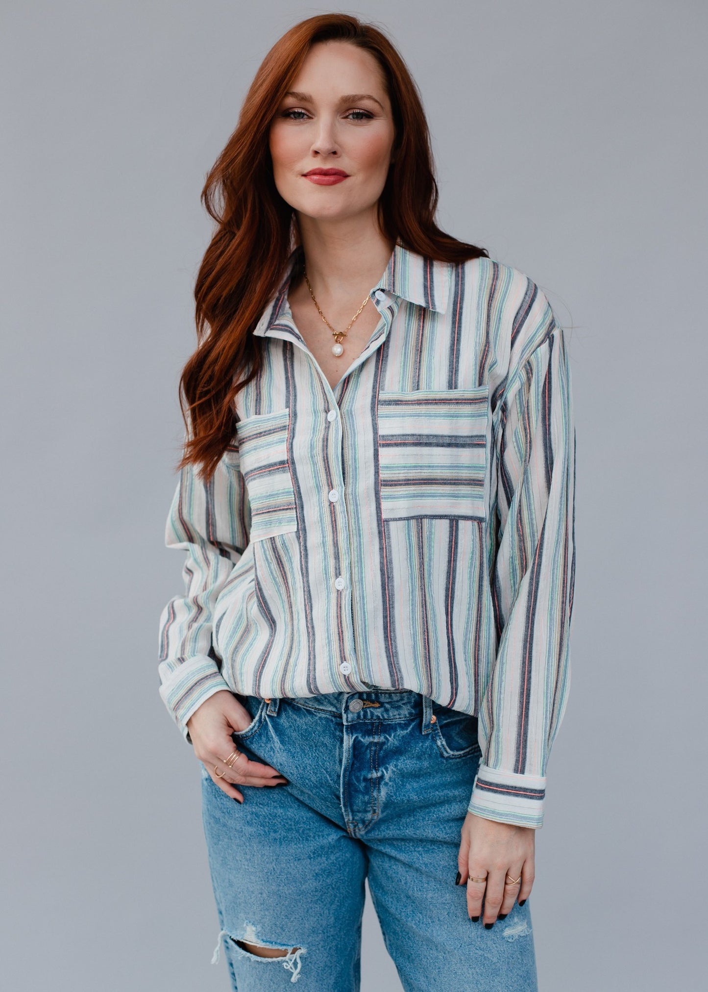 Striped Long Sleeve Shirt