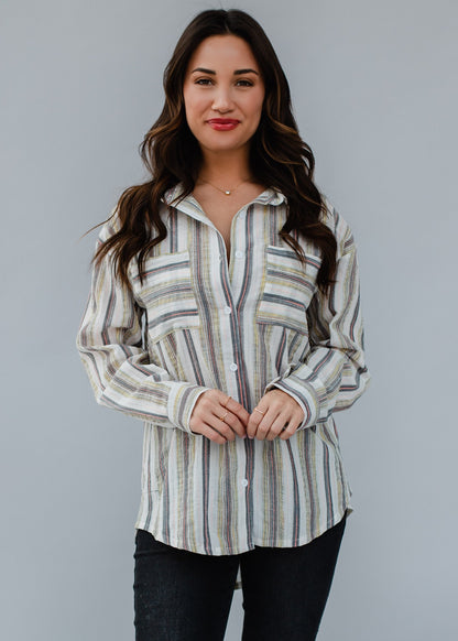 Striped Long Sleeve Shirt