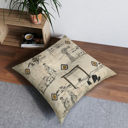 Pairs Floor Pillow