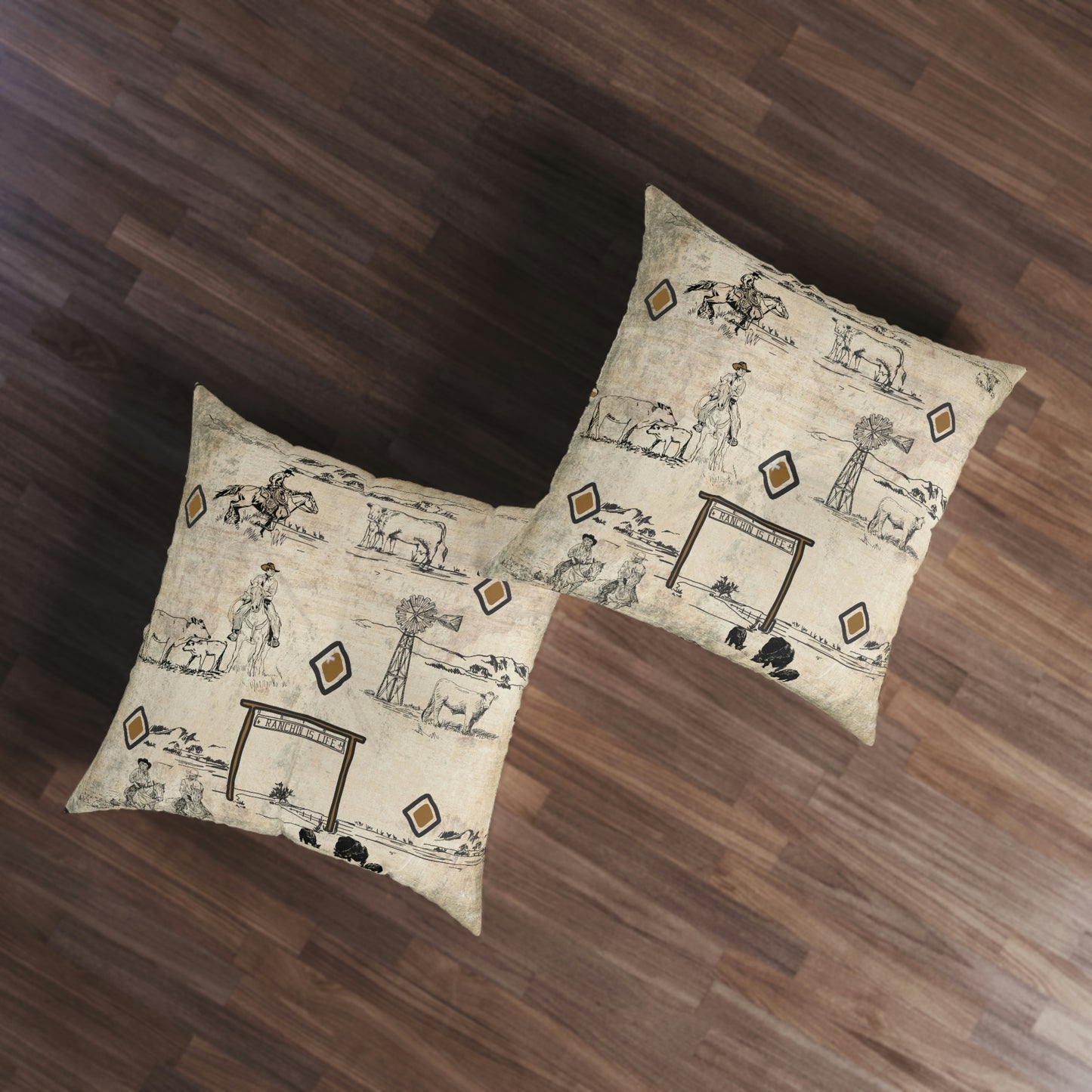 Pairs Floor Pillow