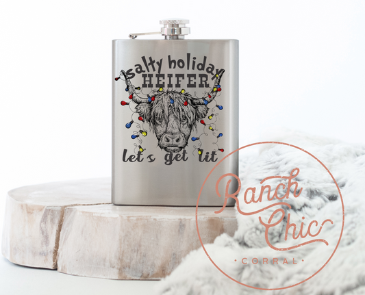 Salty Heifer Flask