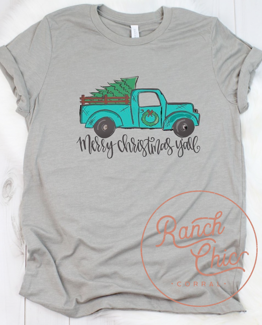 Vintage Truck Christmas Tees