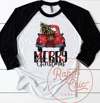 Vintage Truck Christmas Tees